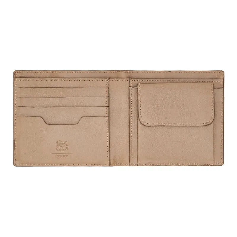 Il Bisonte Vegetable Tanned Cow Leather Wallet Men's Multicolor-6