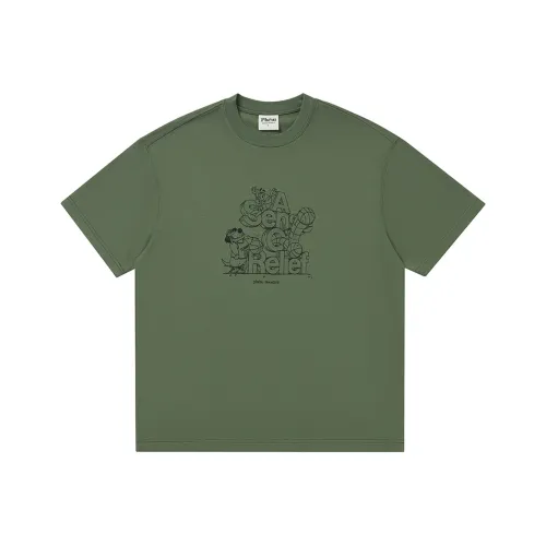 Phew T-Shirts Unisex Army Green