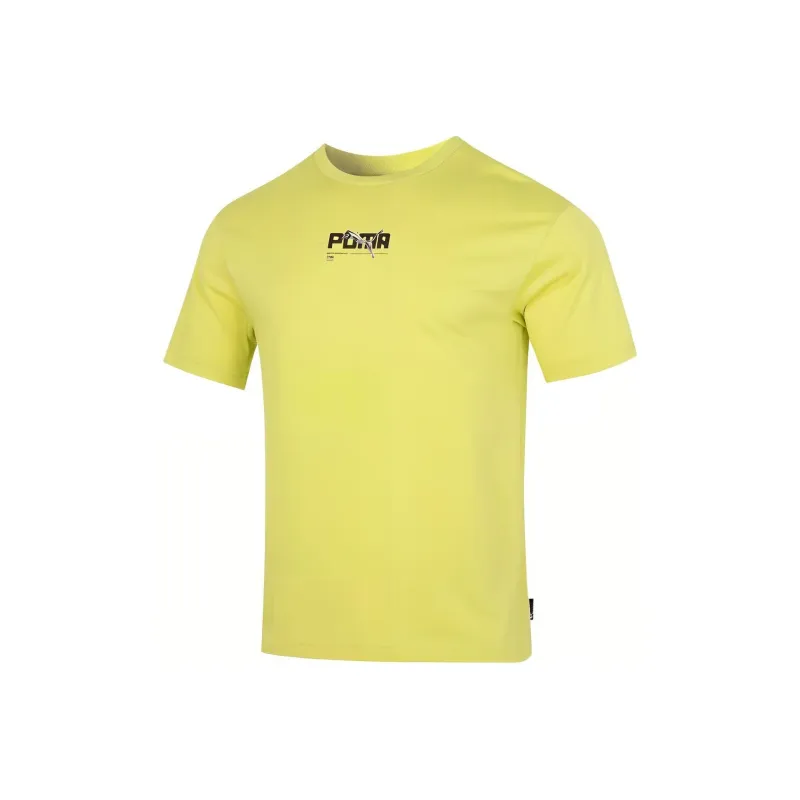 PUMA T Shirts Men Yellow-0