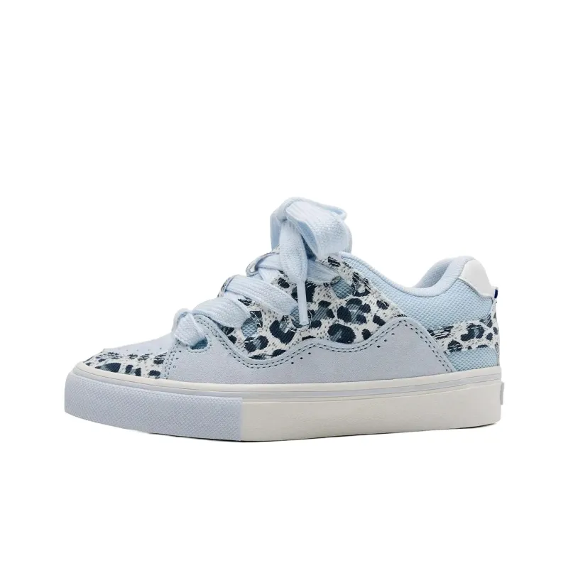 T628 Classic Vintage Puffy Shoes Abrasion Resistant Lightweight Slip Resistant Low Top Skateboard Shoes Women's-20