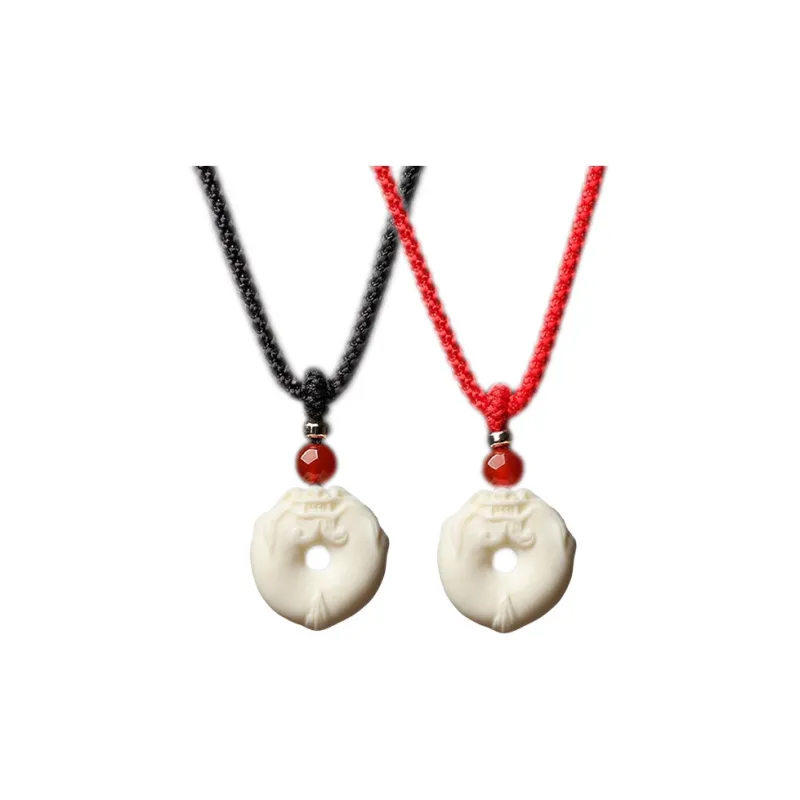 XUWU Ivory Nut Pendant Necklaces Unisex-10