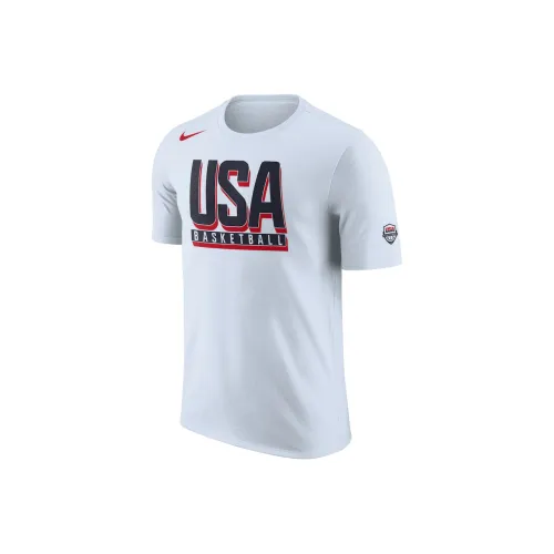 Nike USA Basketball Olympic Team Series T Shirts Unisex White