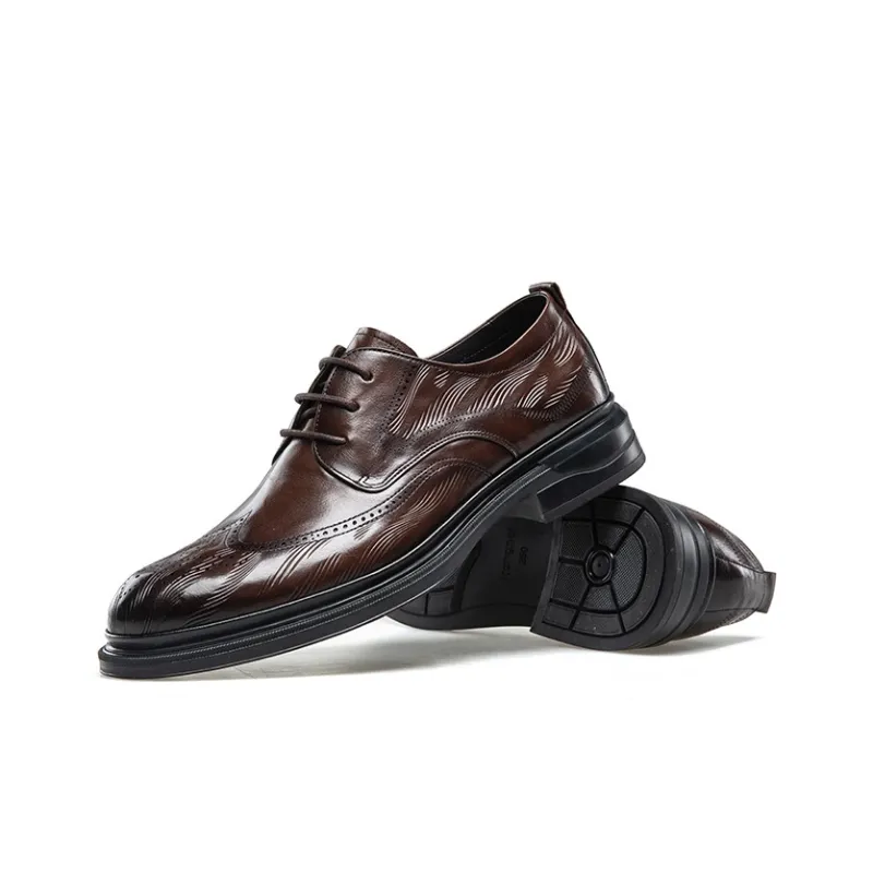 KANGNAI Dress Shoes Men Low Top-9