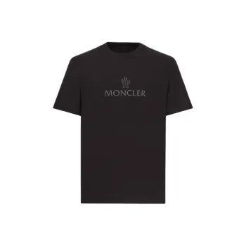 Moncler Logo Printed Crewneck T Shirt
