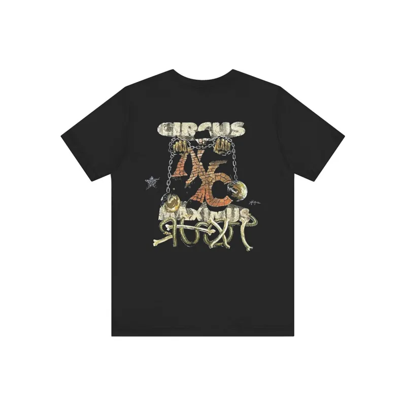 Travis Scott Metropolis Life Insurance Stadium Limited Series T-Shirts Unisex Black-0