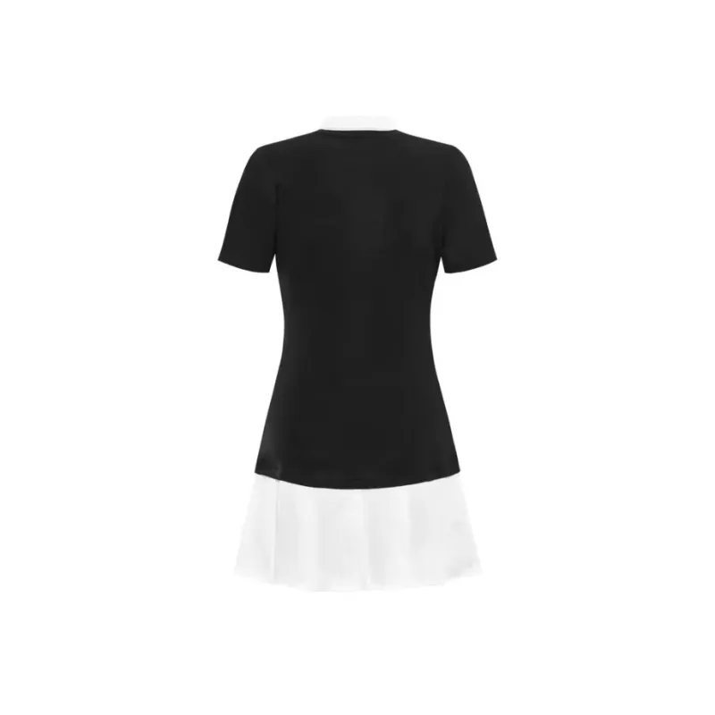 PUREIDOL Short Sleeved Dress Women's Black-1