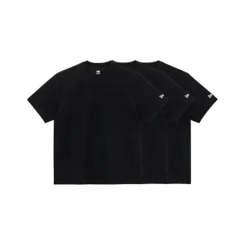 New Era T Shirt Unisex 3 Pack Black