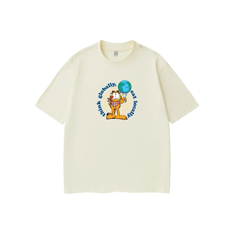 FOREVER 21 Garfield Joint Name T Shirts Unisex-5
