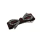 Coffee Rhinestone Bowknot Hair Clip