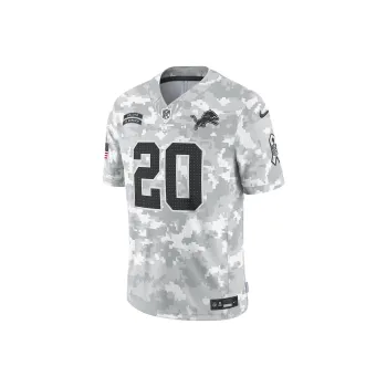 Nike Barry Sanders Detroit Lions Salute To Service Men's Nike Dri-FIT Nfl Limited Jersey