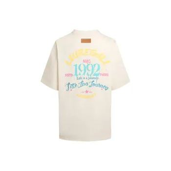 LIUREGALI T Shirts Unisex Ecru