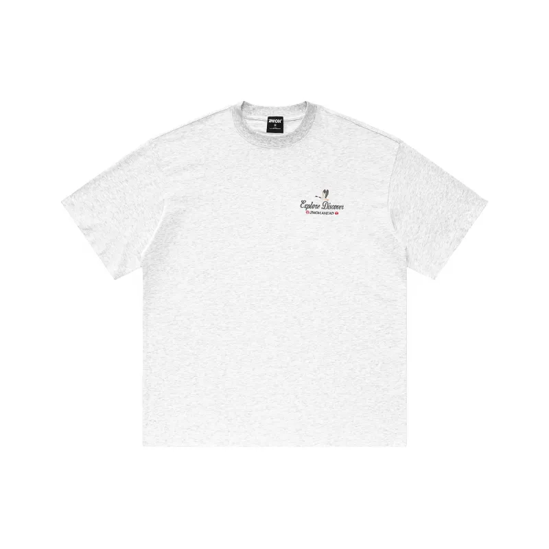ZMOH Short Sleeved T Shirt Unisex Couple's-6