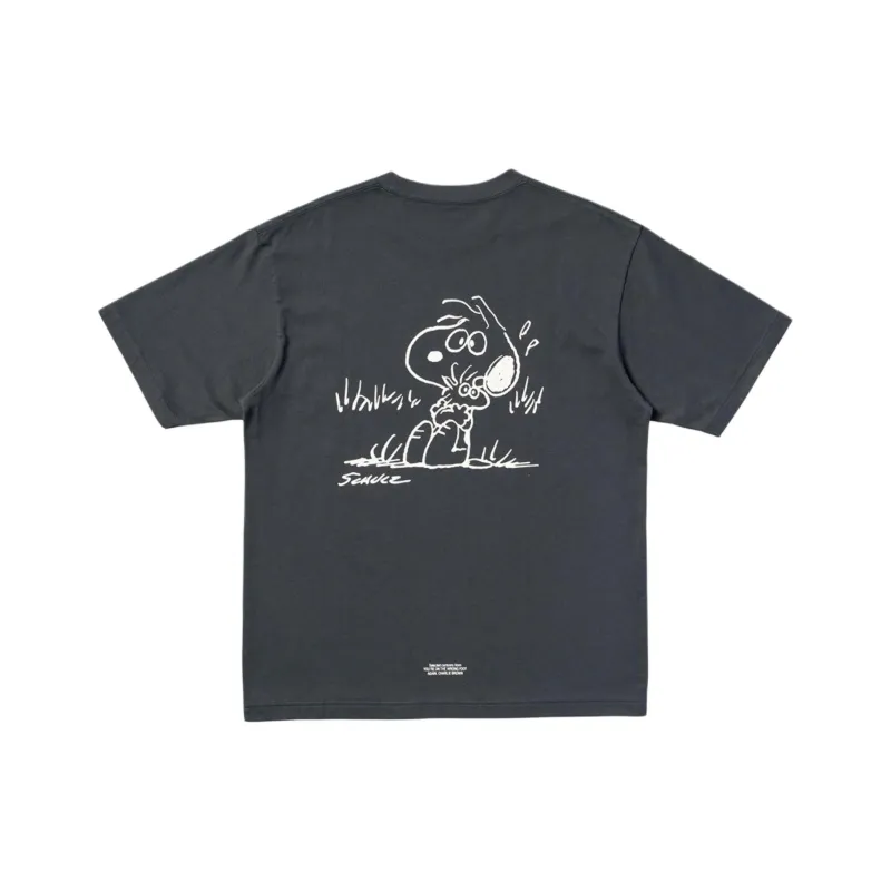 UNIQLO x PEANUTS Collaboration SS25 T Shirt Unisex Dark Gray-0