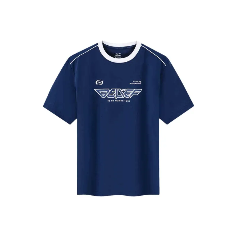Erke Life Collection T Shirt Men's Wandering Blue-0