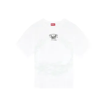 DIESEL T Roxt Q1 Inside Out Printed T Shirt