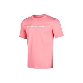 Skechers T Shirt Unisex Pink Carnation