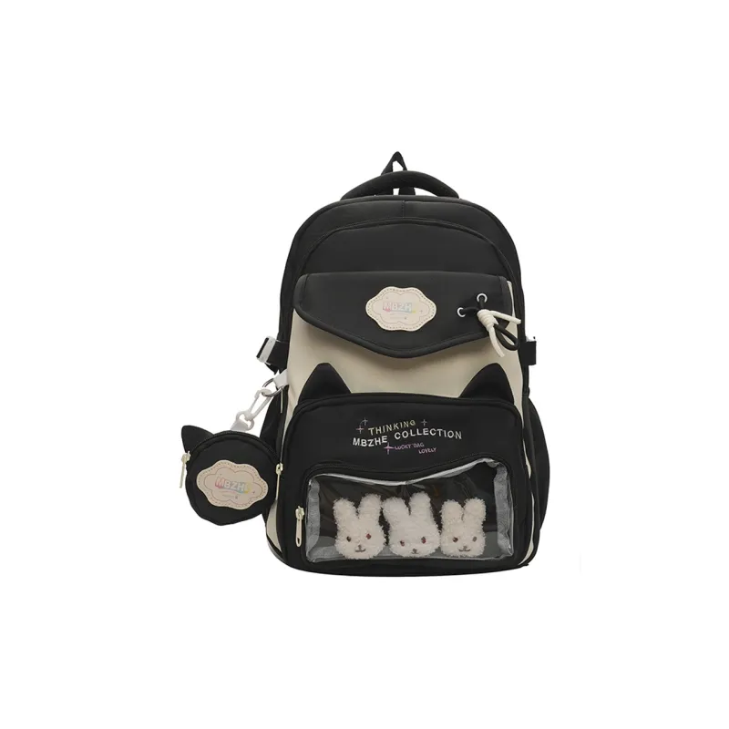 Tong Tong Rabbit Nylon Backpack Unisex Multicolor-5