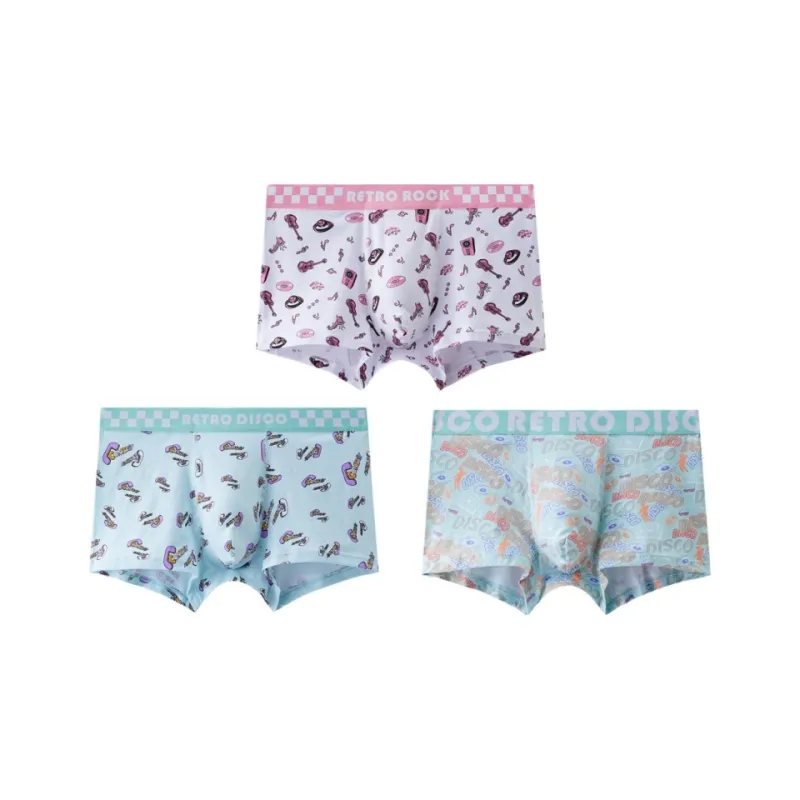 Qiao Ni Tong Underpants Men's 3 Pack-9