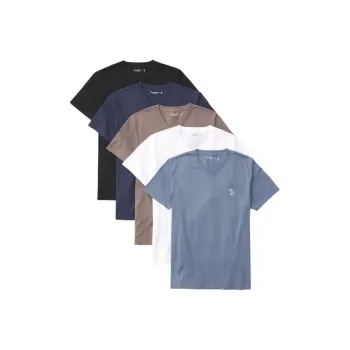 Abercrombie＆Fitch T Shirt Men's 5 Pack Multicolor