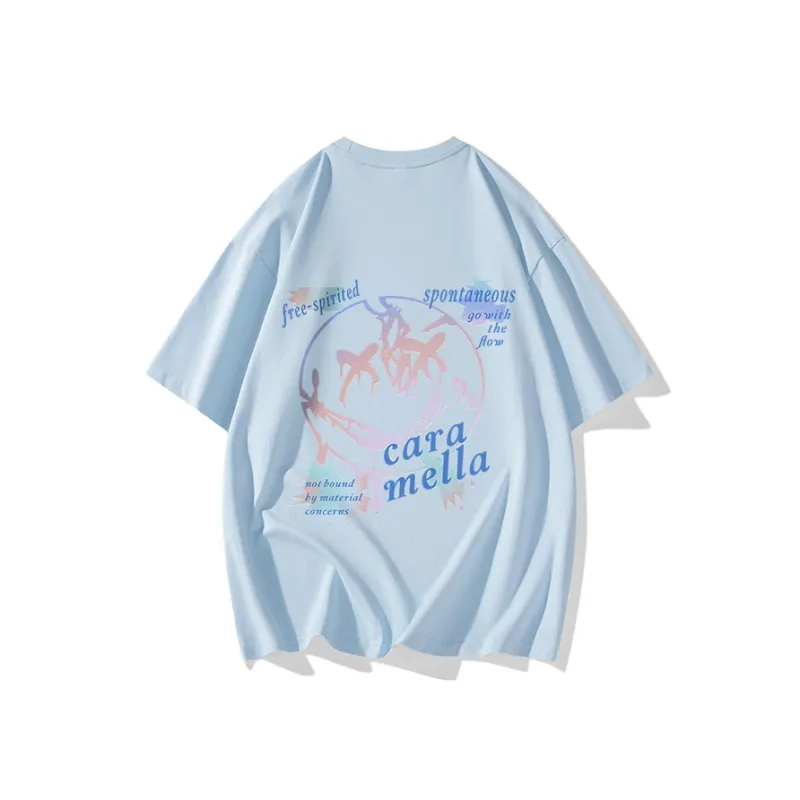 Caramella T Shirt Unisex Navy Blue-5