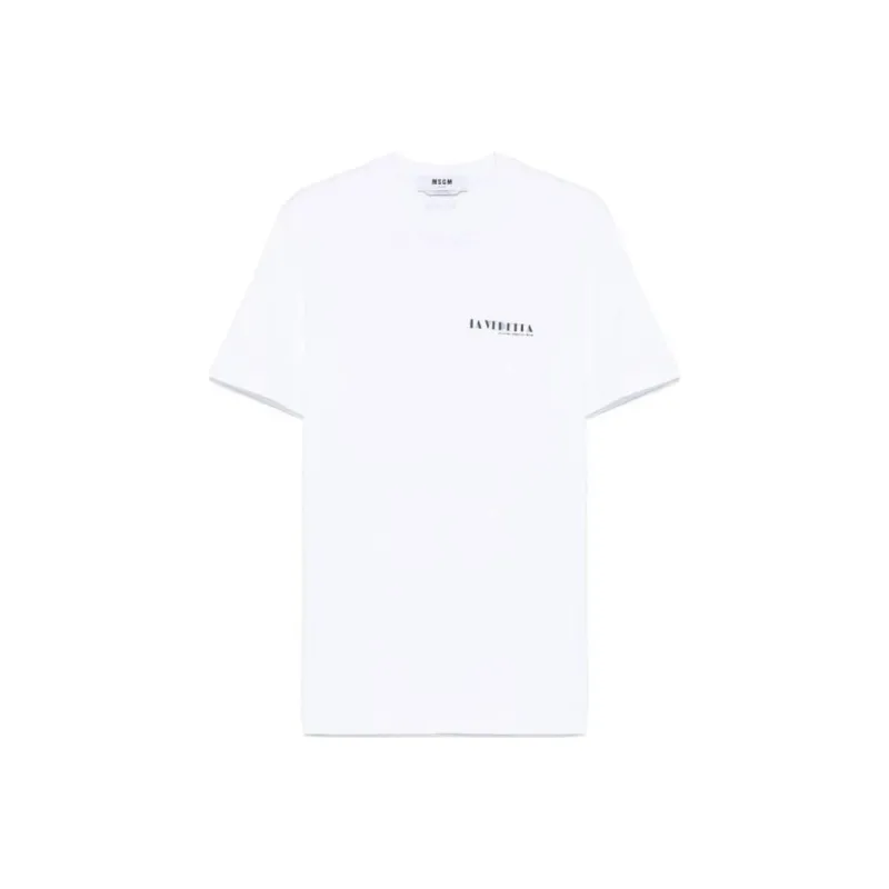 MSGM La Vedetta print T shirt-0