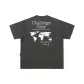 Gray, Earth, Snowflake Pattern, Short-Sleeved