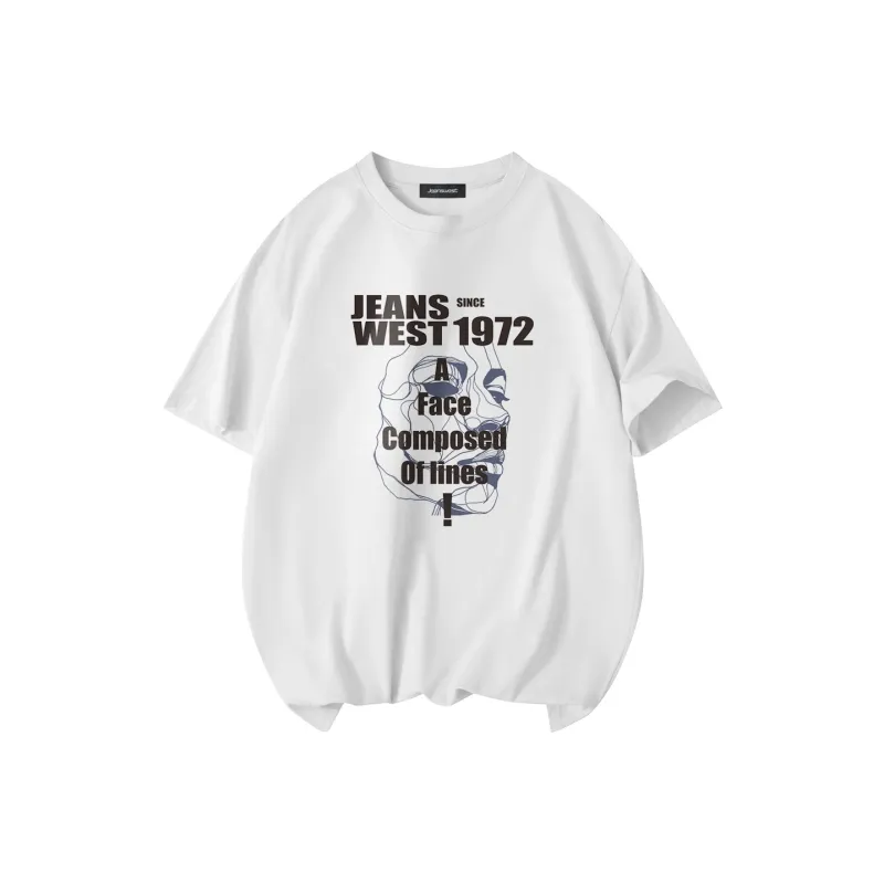 JEANSWEST T Shirt Unisex Dark Blue-4