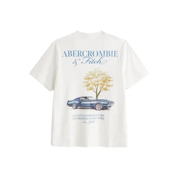 Abercrombie＆Fitch T-Shirts Men Cream