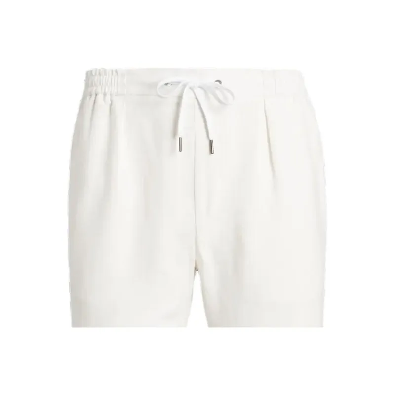 Polo Ralph Lauren Silk Linen Drawstring Short Denim Shorts Men's White-4