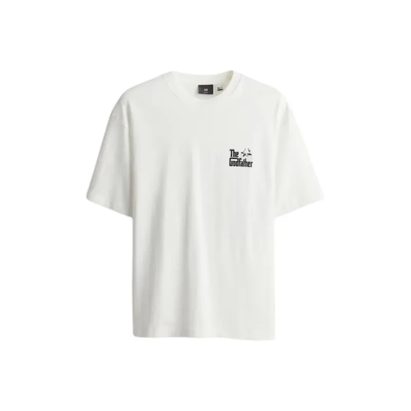 H&M T-Shirt Men's White/The Godfather-0