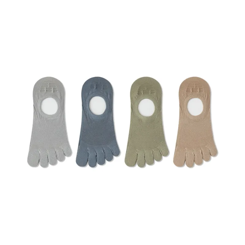 JIAZINI No Show Socks Men's 4 Pack-16