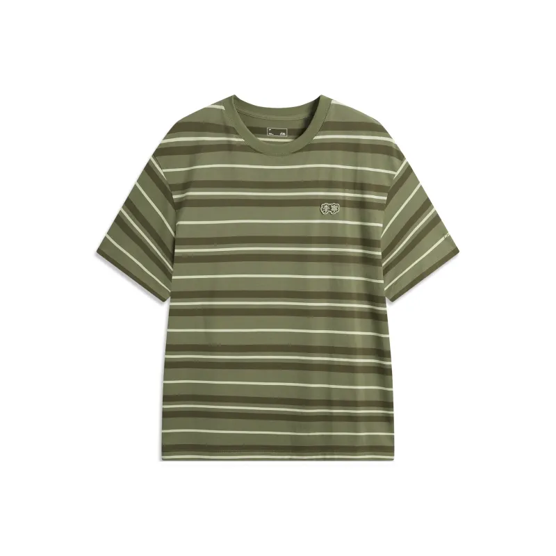 LiNing Sports Life Collection T-Shirt Men's Deep Moss Green-0