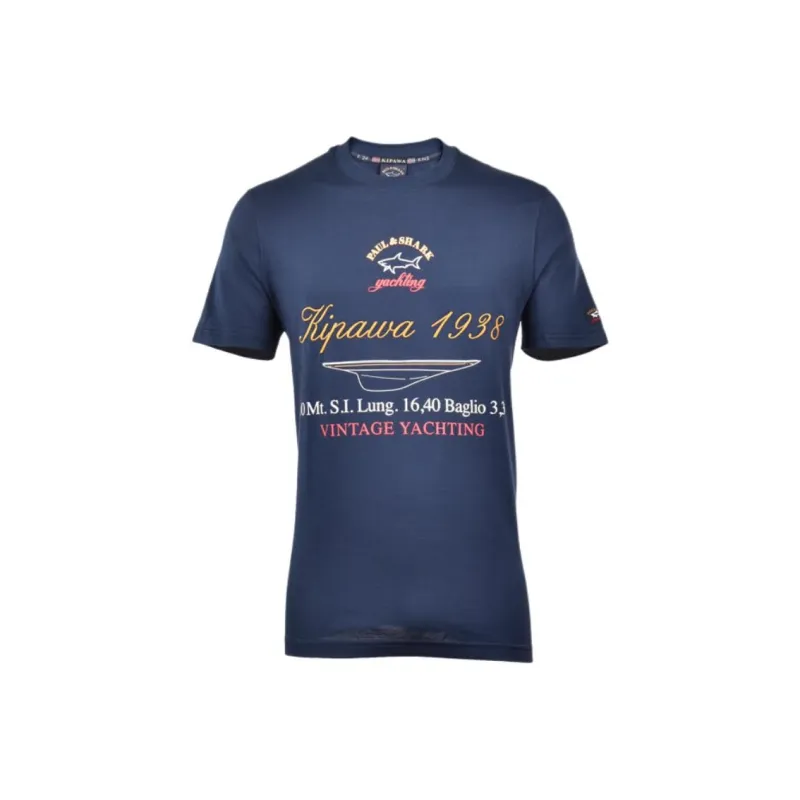 Paul & Shark Yachting T Shirt Men's Navy Blue-0