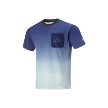 LiNing Professional Basketball Series T Shirt Men's Image Blue Gradient