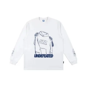 Sta X UNDEFEATED STA Co branded Model T Shirts Unisex White