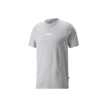 PUMA T Shirt Men's Light Mixed Gray