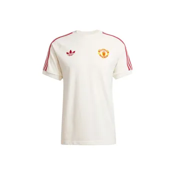 Adidas Originals Free Shipping With AdiClub Manchester United Adicolor Classics 3 Stripes Tee