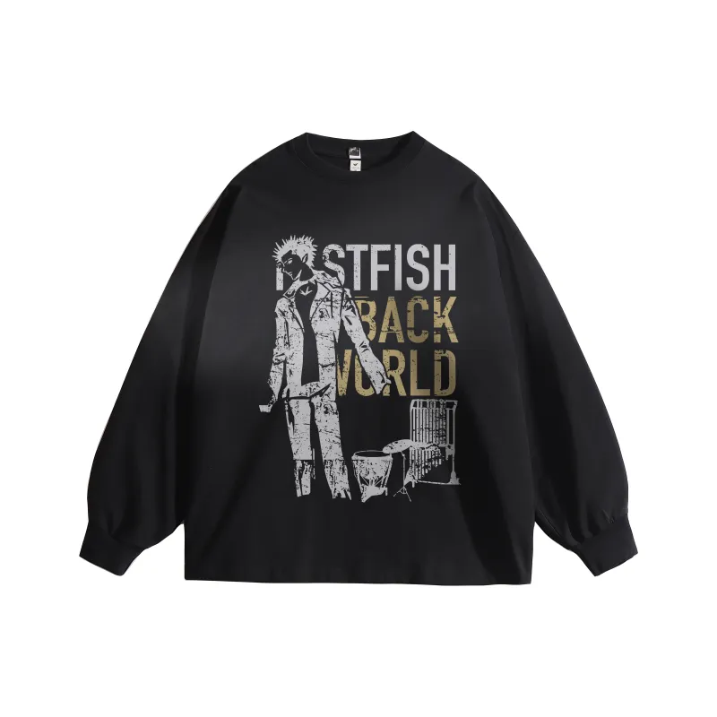 FASTFISH T-Shirt Unisex Dark Gray-7