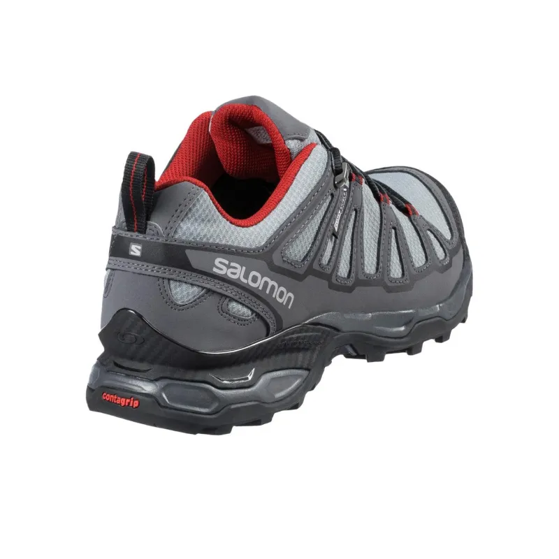 SALOMON Anti Slip Wear Resistant Low Top Hiking Shoes Men's Gray-2
