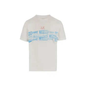 C.P. Company Logo print T shirt