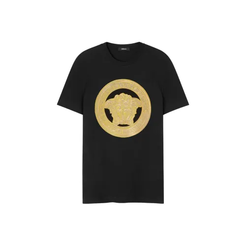 VERSACE Medusa embroidered T shirt