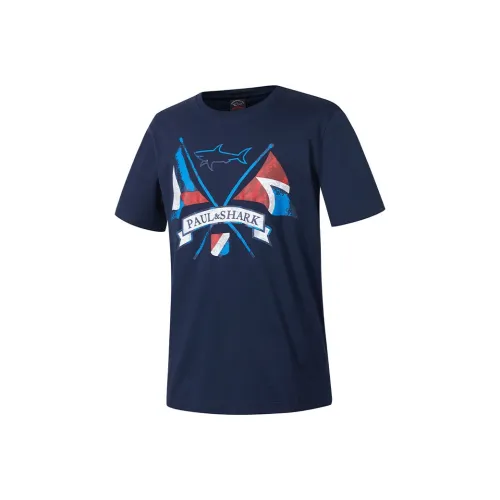 Paul & Shark Yachting SS25 T Shirt Men's Navy Blue