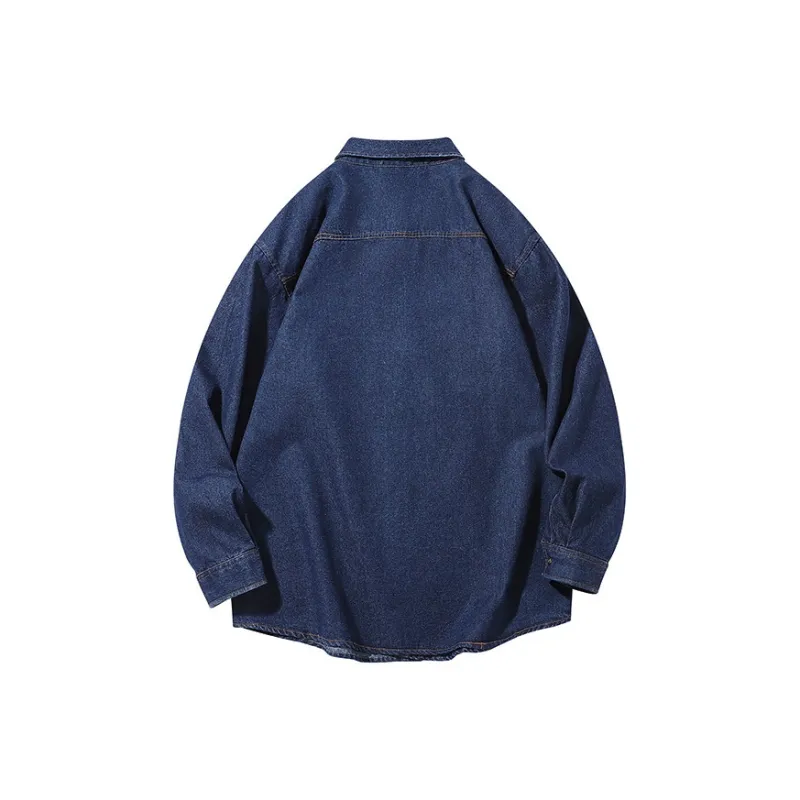 PAINT STAIN Minimalist Style Comfortable And Breathable Everyday Long Sleeved Shirt Unisex-9