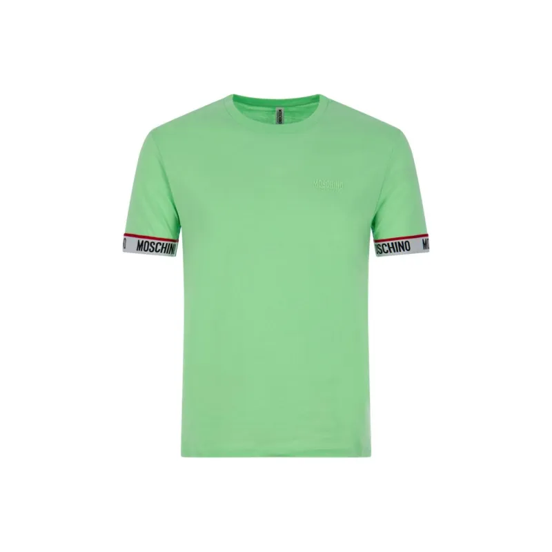 MOSCHINO T Shirts Men Green-0