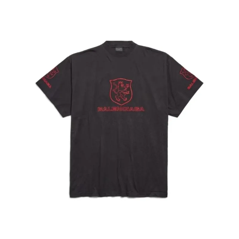Balenciaga Lion Club Oversized T Shirt-0