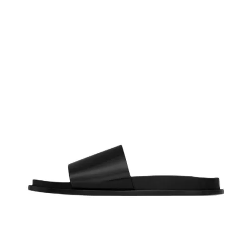 SAINT LAURENT Slide Slippers Men's Black