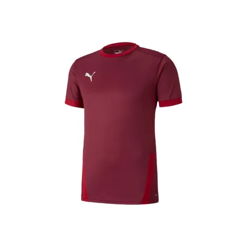 PUMA T-Shirts Men Burgundy