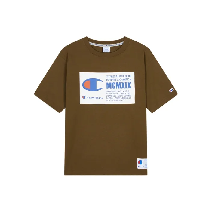 Champion Short Sleeved T Shirts Japan Version Unisex-0