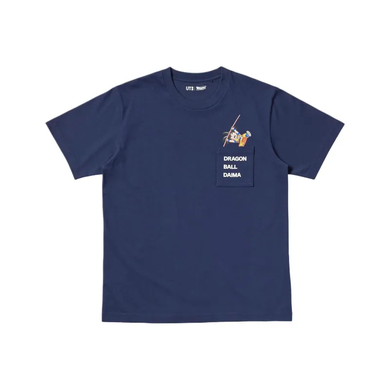 Dragon Ball X UNIQLO Dragon Ball Collaboration T Shirts Unisex Navy-0