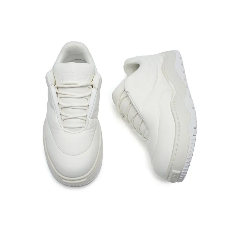 ESTEE GEEA Low Top Skateboard Shoes Unisex White-2